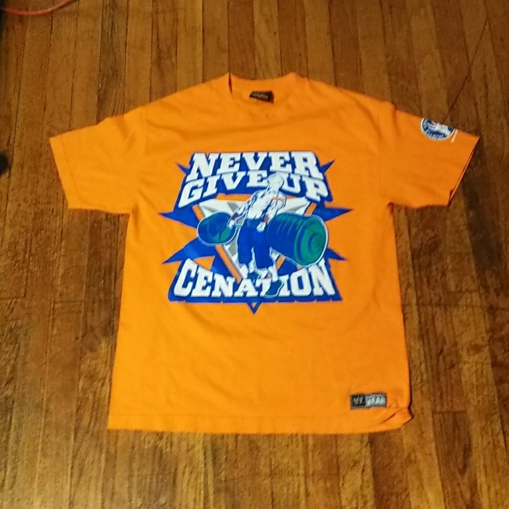 Men's large john Cena wrestling shirt